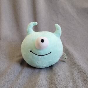 Monster Plush Stuffed Animal Blue One Eyed Cyclops Demon Stuffed Cute Soft Horns